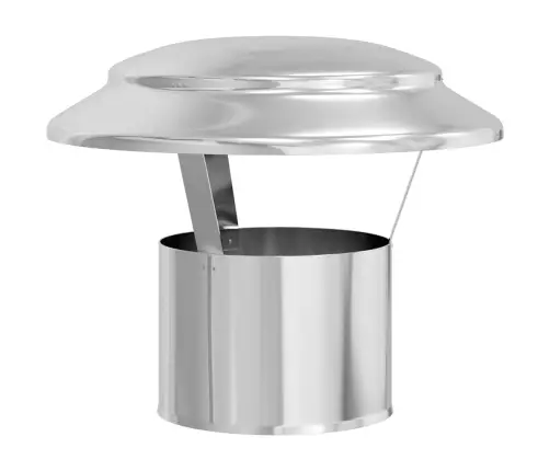 Lietus Vāks Skurstenim Sudraba 25 X 25 X 20 Cm Vidaxl