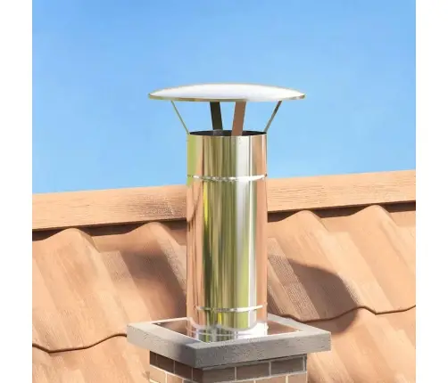 Lietaus Dangtis Kamino Sidabro 35 X 35 X 20 Cm