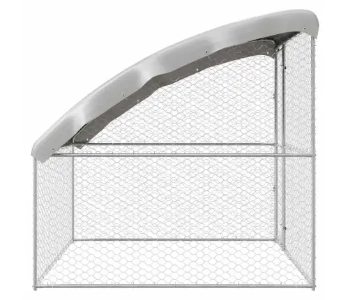 Šunų Narvas Sidabro 2 X 2 X 2 M Galvanizuotas Plienas