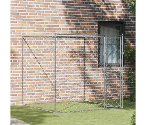 Koerapuur Hõbedane 200 X 200 X 200 Cm Tsinkteras