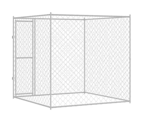 Koerapuur Hõbedane 200 X 200 X 200 Cm Tsinkteras