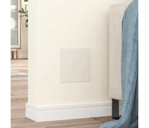 Piekļuves Paneļi, 2 Gab. Balti, Gultas Krāsa Krēma + Jumts Antracīts, Tumši Sudraba Caurule Kā Paraugs Un Saite Abs Plastmasas Vidaxl