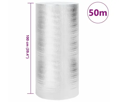 Radiatora Siltuma Atstarošanas Lente 1X50 M Vidaxl