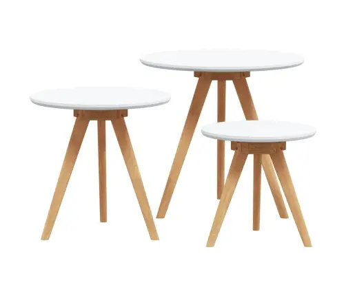 Kafijas Galda Komplekts No Cietkoka Kļavas Un Inženierijas Koka Vidaxl