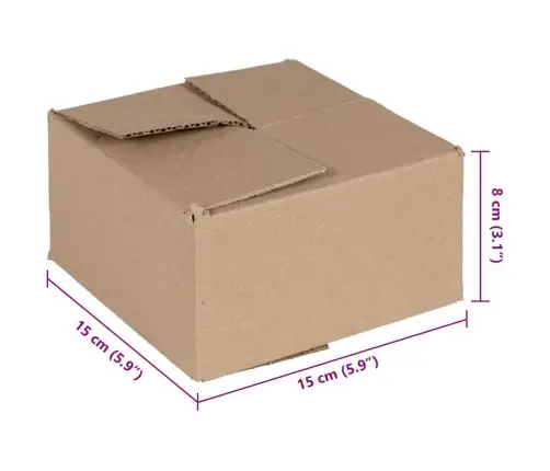 Salokāma Kaste 50 Gab 15X15X8 Cm Kartons Vidaxl