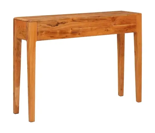 Konsoles Galds Brūna 110 X 30 X 80 Cm Akācijas Masīvkoks Vidaxl