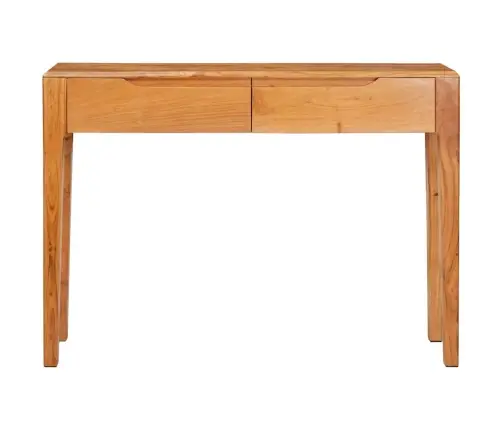 Konsoles Galds Brūna 110 X 30 X 80 Cm Akācijas Masīvkoks Vidaxl