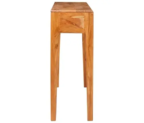 Konsoles Galds Brūna 110 X 30 X 80 Cm Akācijas Masīvkoks Vidaxl