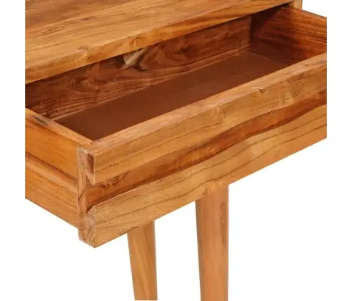 Konsoles Galds Brūna 110 X 30 X 80 Cm Cietā Akācijas Koks Vidaxl