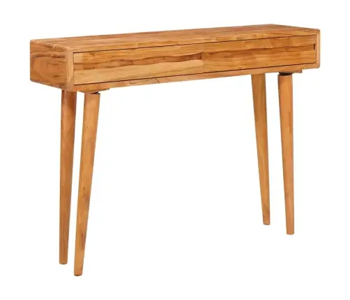 Konsoles Galds Brūna 110 X 30 X 80 Cm Cietā Akācijas Koks Vidaxl