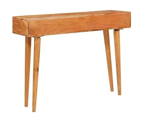Konsoles Galds Brūna 110 X 30 X 80 Cm Cietā Akācijas Koks Vidaxl