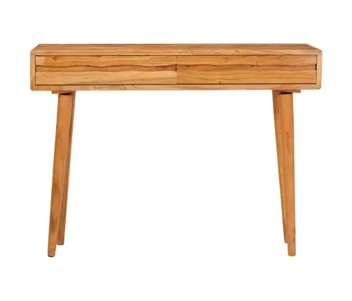 Konsoles Galds Brūna 110 X 30 X 80 Cm Cietā Akācijas Koks Vidaxl