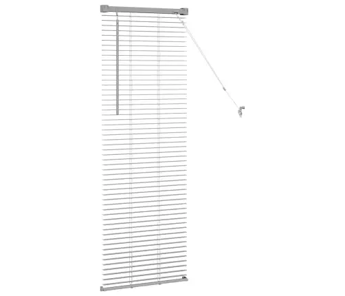 Aknarulo Kardinatega Hõbedane Alumiinium