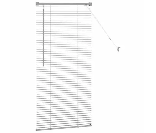 Aknarulo Kardinatega Hõbedane Alumiinium