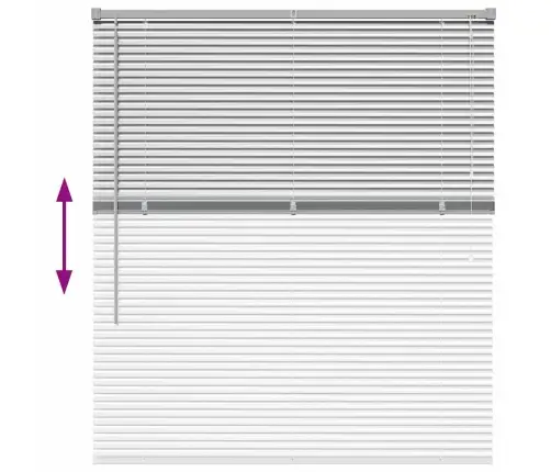 Logu Žalūzija Ar Aizkariem Sudraba 110 X 130 Cm Alumīnijs Vidaxl Logu Žalūzija Ar Aizkariem Sudraba 110 X 130 Cm Alumīnijs Vidaxl