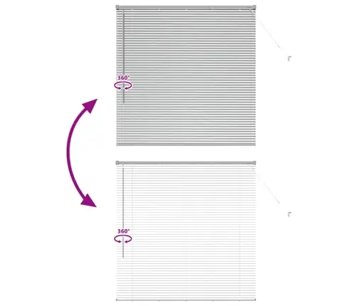 Langų Žaliuzė Su Užuolaidomis Sidabro Aliuminis