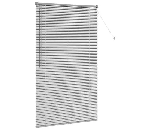 Aknarulo Kardinatega Hõbedane Alumiinium