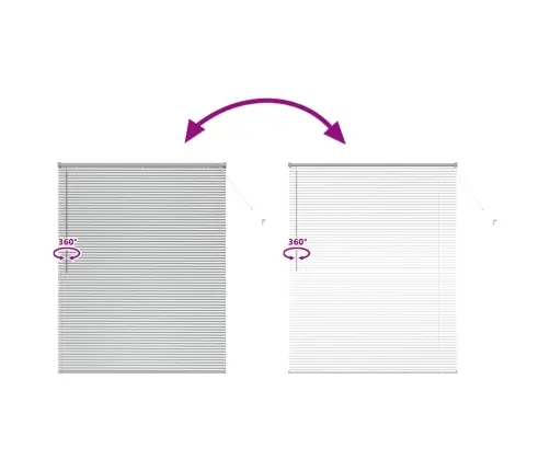 Langų Žaliuzė Su Užuolaidomis Sidabro Aliuminis