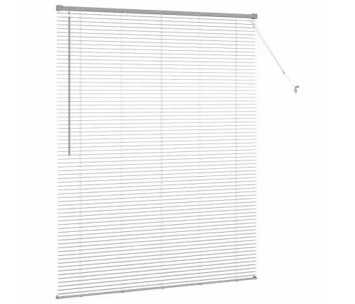 Logu Žalūzija Ar Aizkariem Cits Sudraba 80 X 130 Cm Alumīnijs Vidaxl