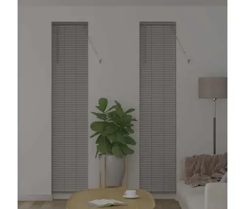 Logu Žalūzija Ar Aizkariem Cits Sudraba 80 X 130 Cm Alumīnijs Vidaxl