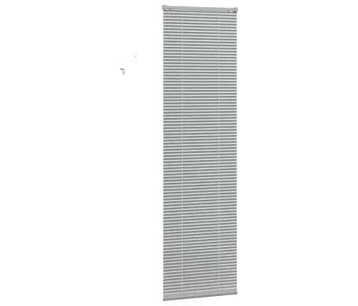 Logu Žalūzija Ar Aizkariem Cits Sudraba 60 X 220 Cm Alumīnijs Vidaxl
