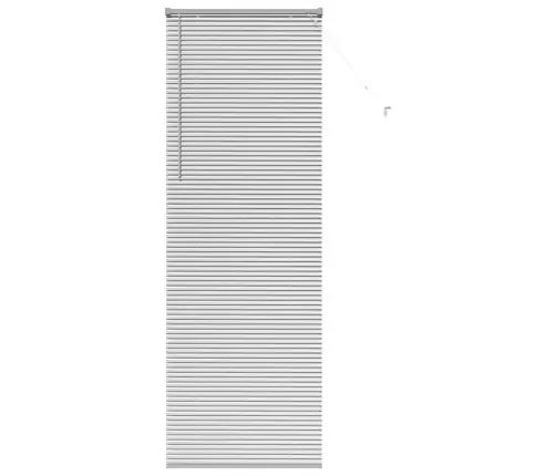 Logu Žalūzija Ar Aizkariem Cits Sudraba 80 X 220 Cm Alumīnijs Vidaxl