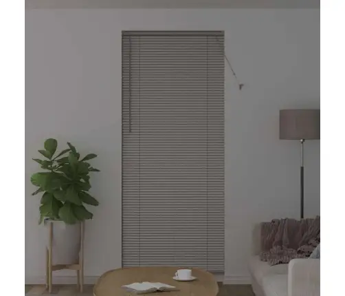 Logu Žalūzija Ar Aizkariem Cits Sudraba 80 X 130 Cm Alumīnijs Vidaxl