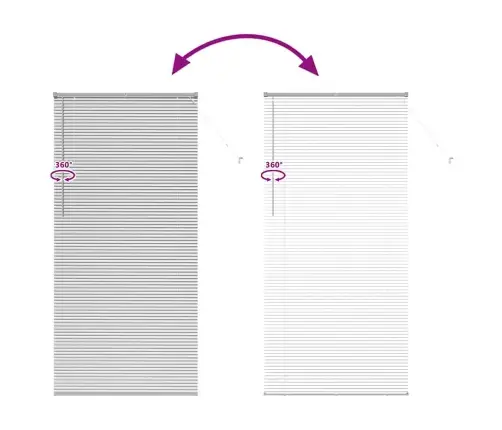 Aknarulo Kardinatega Hõbedane Alumiinium