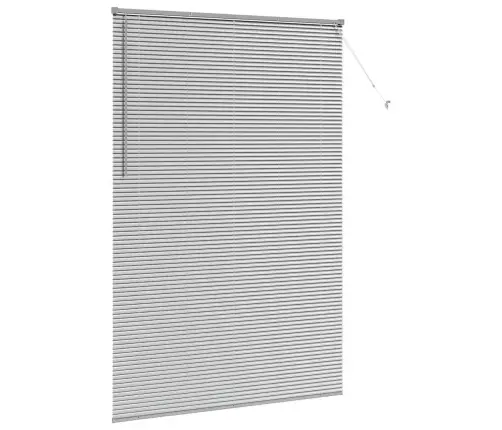 Langų Žaliuzė Su Užuolaidomis Sidabro Aliuminis Langų Žaliuzė Su Užuolaidomis Sidabro Aliuminis