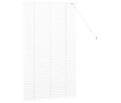 Aknarulo Kardinatega Valge Alumiinium