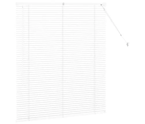 Aknarulo Kardinatega Valge Alumiinium