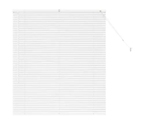 Aknarulo Kardinatega Valge Alumiinium