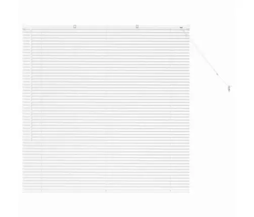 Aknarulo Kardinatega Valge Alumiinium