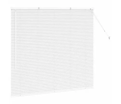 Aknarulo Kardinatega Valge Alumiinium