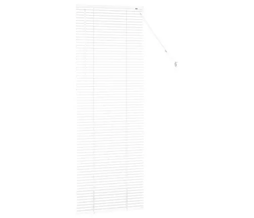 Aknarulo Kardinatega Valge Alumiinium