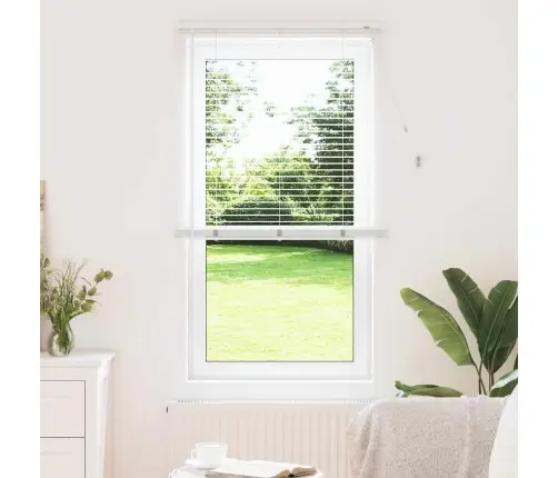 Aknarulo Kardinatega Valge Alumiinium