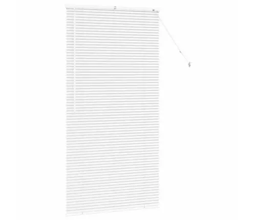 Logu Žalūzija Ar Aizkariem Cits Balta 85 X 175 Cm Alumīnijs Vidaxl