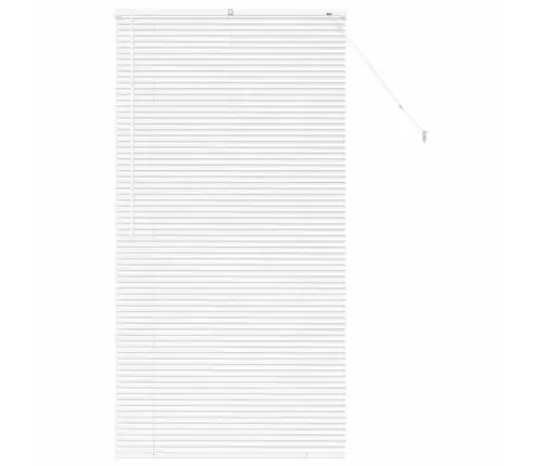 Logu Žalūzija Ar Aizkariem Cits Balta 85 X 175 Cm Alumīnijs Vidaxl