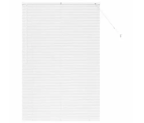 Aknarulo Kardinatega Valge Alumiinium