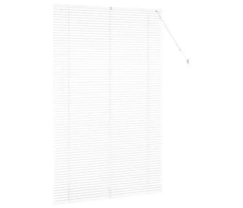 Aknarulo Kardinatega Valge Alumiinium