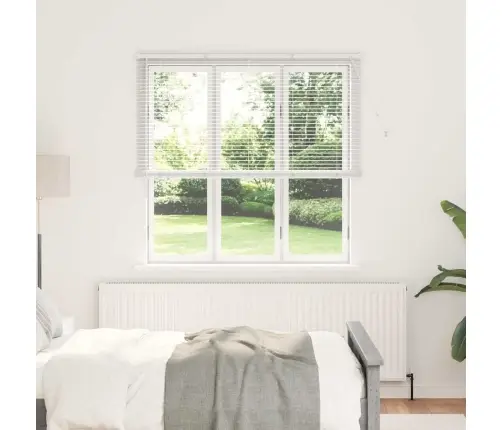 Logu Žalūzija Ar Aizkariem Cits Balta 140 X 175 Cm Alumīnijs Vidaxl Logu Žalūzija Ar Aizkariem Cits Balta 140 X 175 Cm Alumīnijs Vidaxl