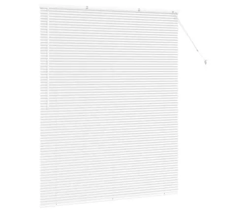 Aknarulo Kardinatega Valge Alumiinium