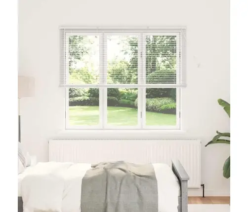 Aknarulo Kardinatega Valge Alumiinium