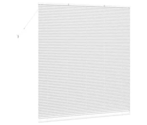 Aknarulo Kardinatega Valge Alumiinium