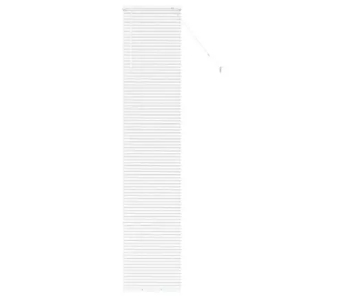 Logu Žalūzija Ar Aizkariem Cits Balta 80 X 130 Cm Alumīnijs Vidaxl