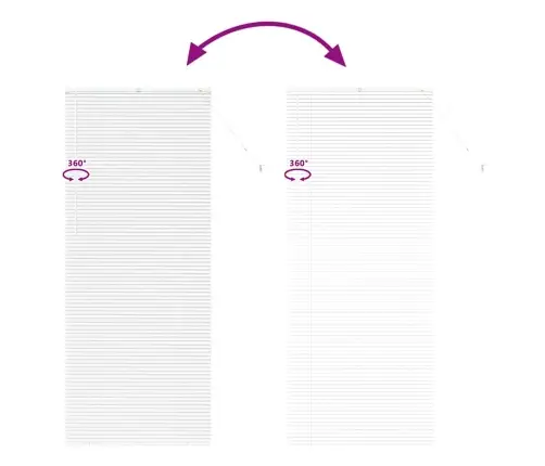 Logu Žalūzija Ar Aizkariem Cits Balta 90 X 220 Cm Alumīnijs Vidaxl