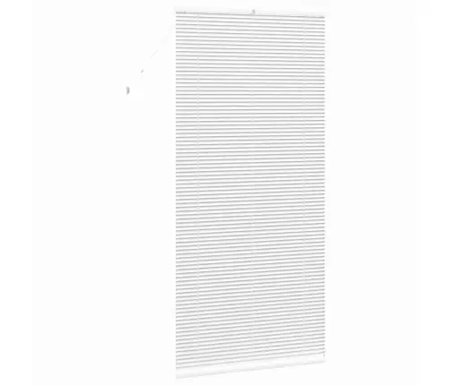 Logu Žalūzija Ar Aizkariem Cits Balta 100 X 220 Cm Alumīnijs Vidaxl