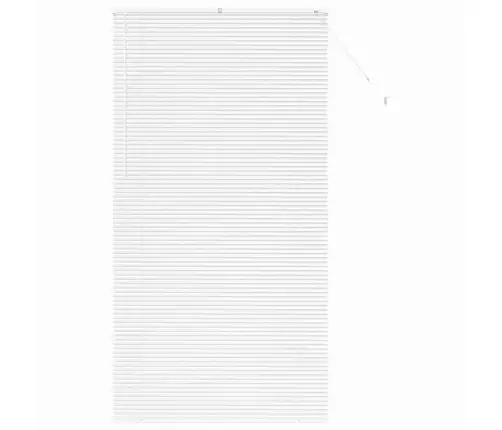 Logu Žalūzija Ar Aizkariem Cits Balta 120 X 220 Cm Alumīnijs Vidaxl