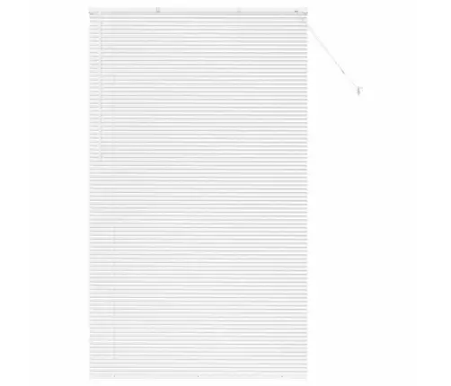 Langų Žaliuzė Su Užuolaidomis Balta Aliuminis