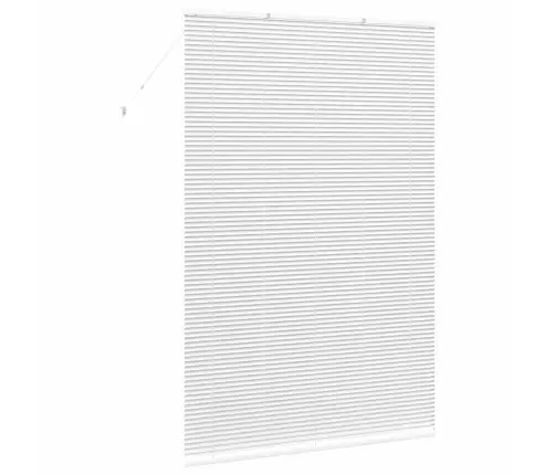 Aknarulo Kardinatega Valge Alumiinium